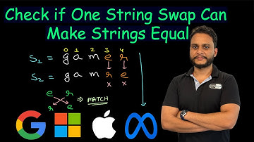 Check if One String Swap Can Make Strings Equal | Leetcode 1790