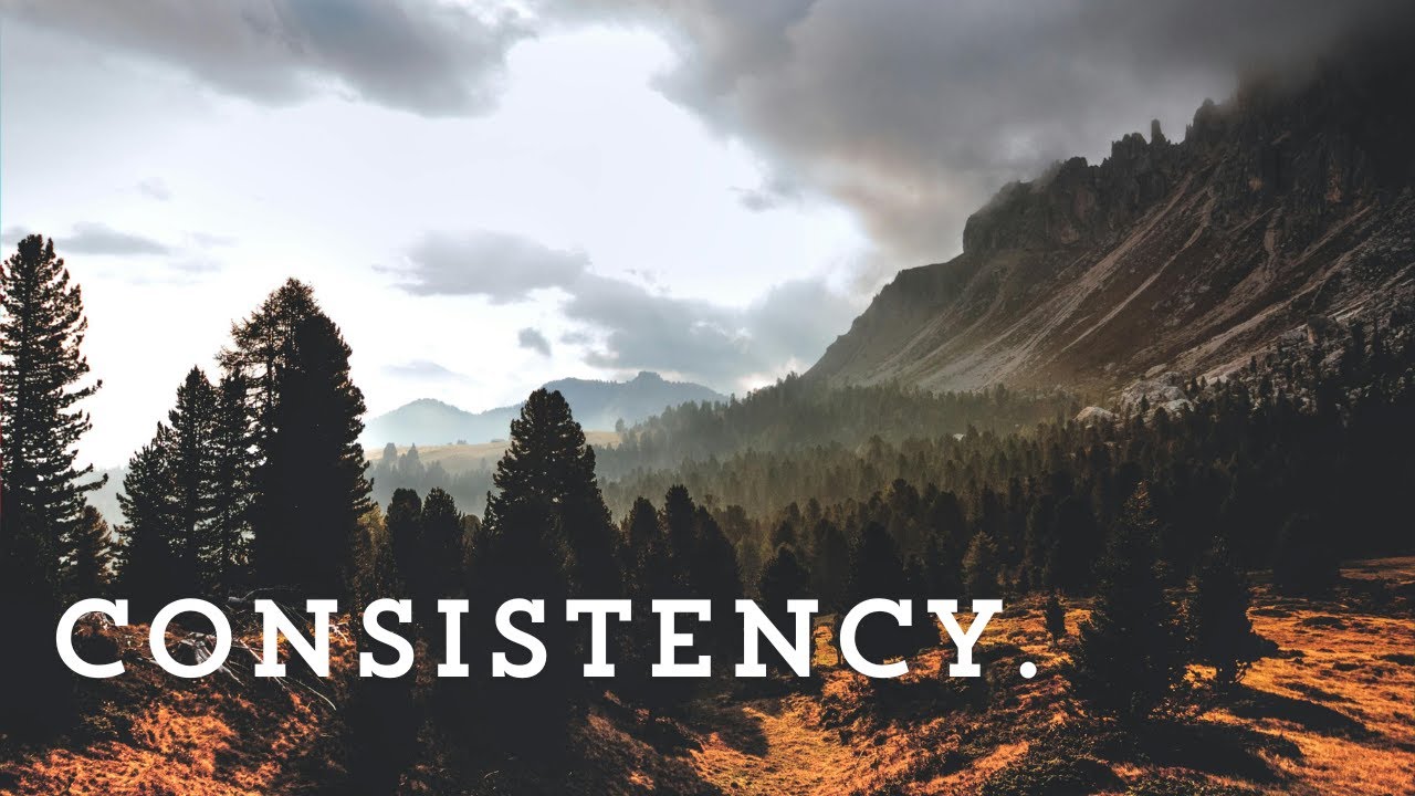 YOU DON'T NEED CONSISTENCY.