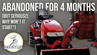 How to diagnose a no start, step by step instructions —Toro Wheel Horse 522xi fuel pump mystery by Andrew Reuter 5,587 views 2 years ago 2 minutes, 55 seconds