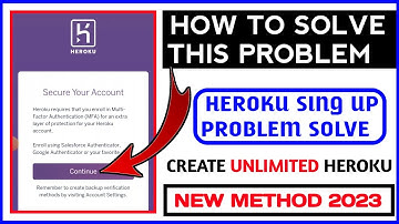 How to Connect Heroku To Salesforce Authenticator | How to Solve Heroku Sing Up Problem
