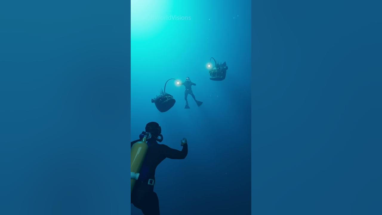 the deep ocean is not meant for humans. ib: @lights.are.off #cg #cgi #thalassophobia #horror #shorts