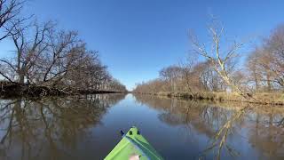 Kayaking Hennepin feeder canal: bridge 49 to bridge 50 ridge rd to star rd rockfalls, il