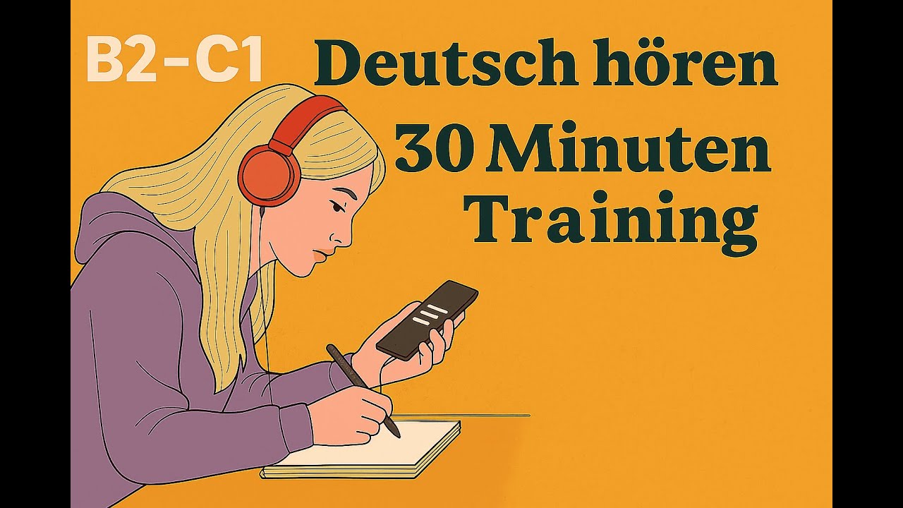 Deutsch Podcast zum Hörverstehen B2 C1 | Mit 4 aktuellen Themen Deutsch hören, verstehen und lernen