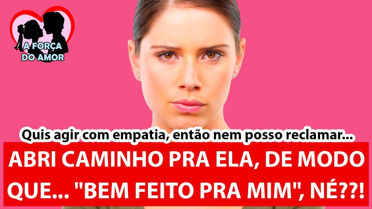 ABRI CAMINHO PRA ELA, DE MODO QUE... "BEM FEITO PRA MIM", NÉ??! |RENATO GAUCHO|