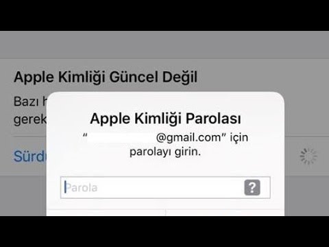 Apple kimliği güncel degil sorunu