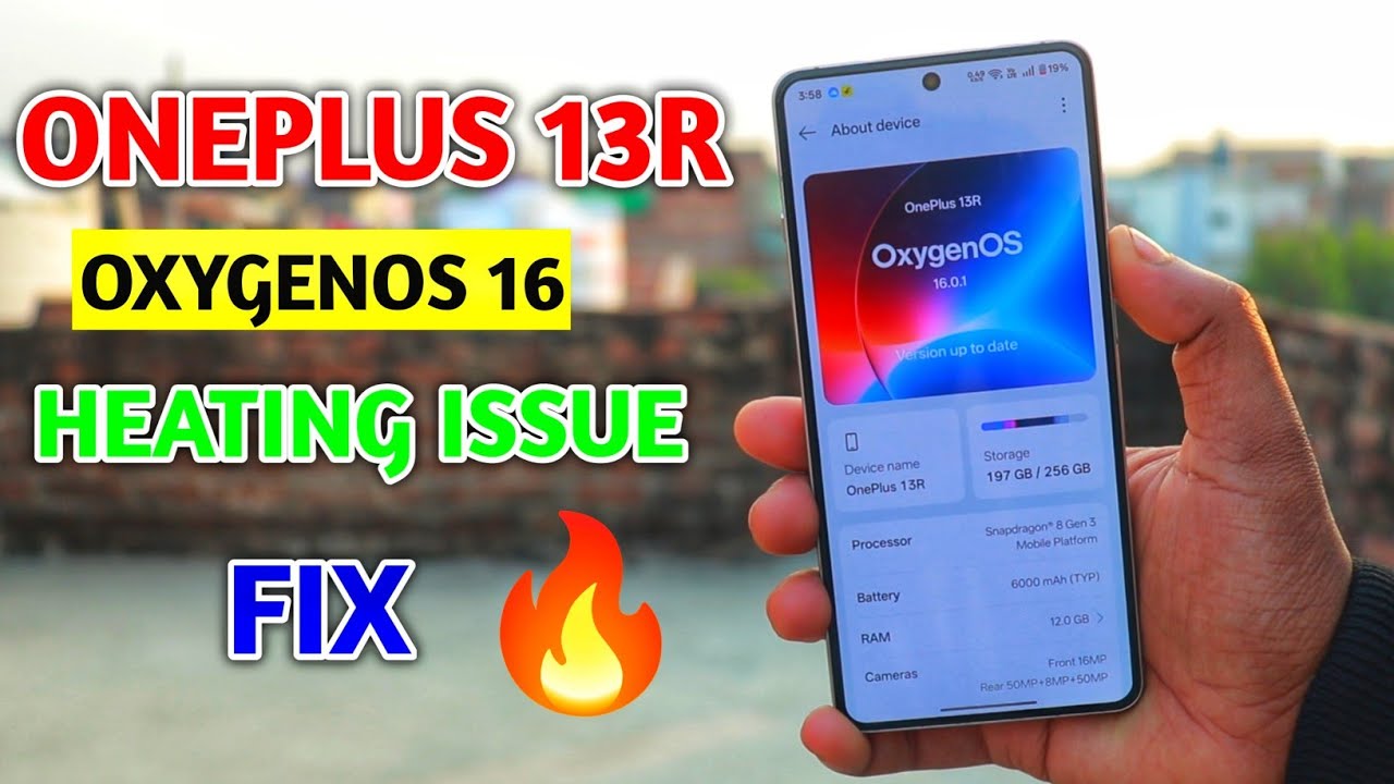 OnePlus 13R Heating Problem After OxygenOS 16 Update | Full Test, Real ...