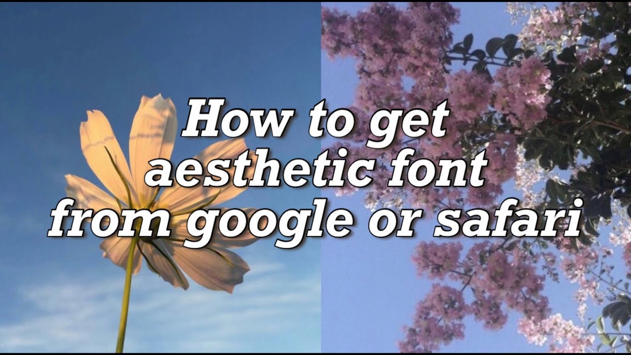 Get How To Get An Aesthetic Font Pictures