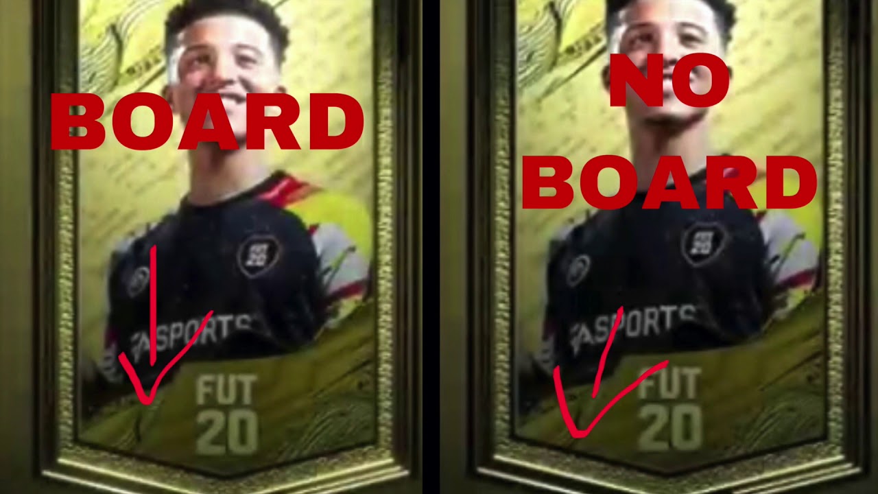 FIFA 20 PACK ANIMATION - TELL RIGHT AWAY IF YOU HIT A BOARD OR NOT
