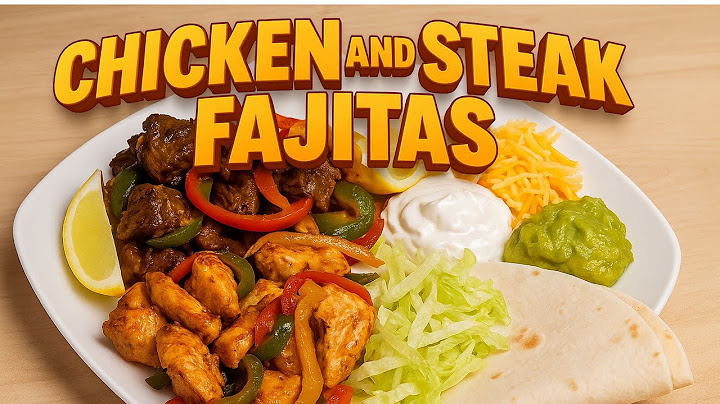 Easy Chicken & Steak Fajitas Recipe | Quick & Flavorful! 🔥
