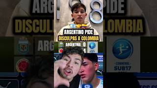 Jugador Argentino pide disculpas a Colombia por la final de la sub 17 #argentina #colombia #futbol