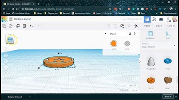 Design a 3D Printed Button