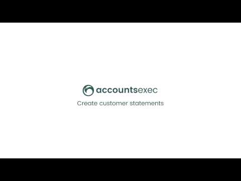Create Customer Statements - Accounts Exec