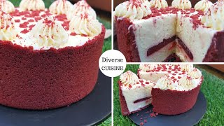 شيز كيك ريد فلفيت بطريقة سهلة و بدون فرن، اوريو  Supreme Oreo /Oreo Cheesecake/Red velvet Cheesecake