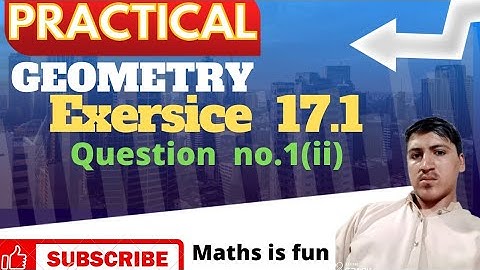practical geometry class 9th Exercise 17.1(question.1/ii)| maths is fun