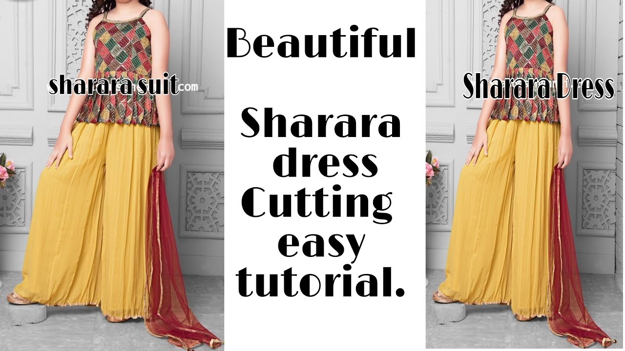 Circular Sharara Cutting and Stitching | Full tutorial - YouTube