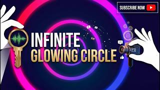 Neon Purple & Blue Gradient | Seamless Infinity Loop Animation (