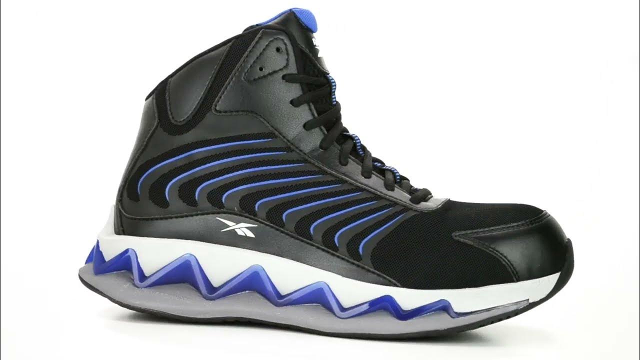 Men's Reebok Composite Toe Metal Free HiTop Sneaker Work Shoe RB3225 YouTube