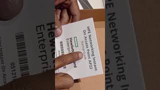#subject -HPE Networking Instant On AP22 Indoor Wi‑Fi 6 Access Point unboxing #ipcore