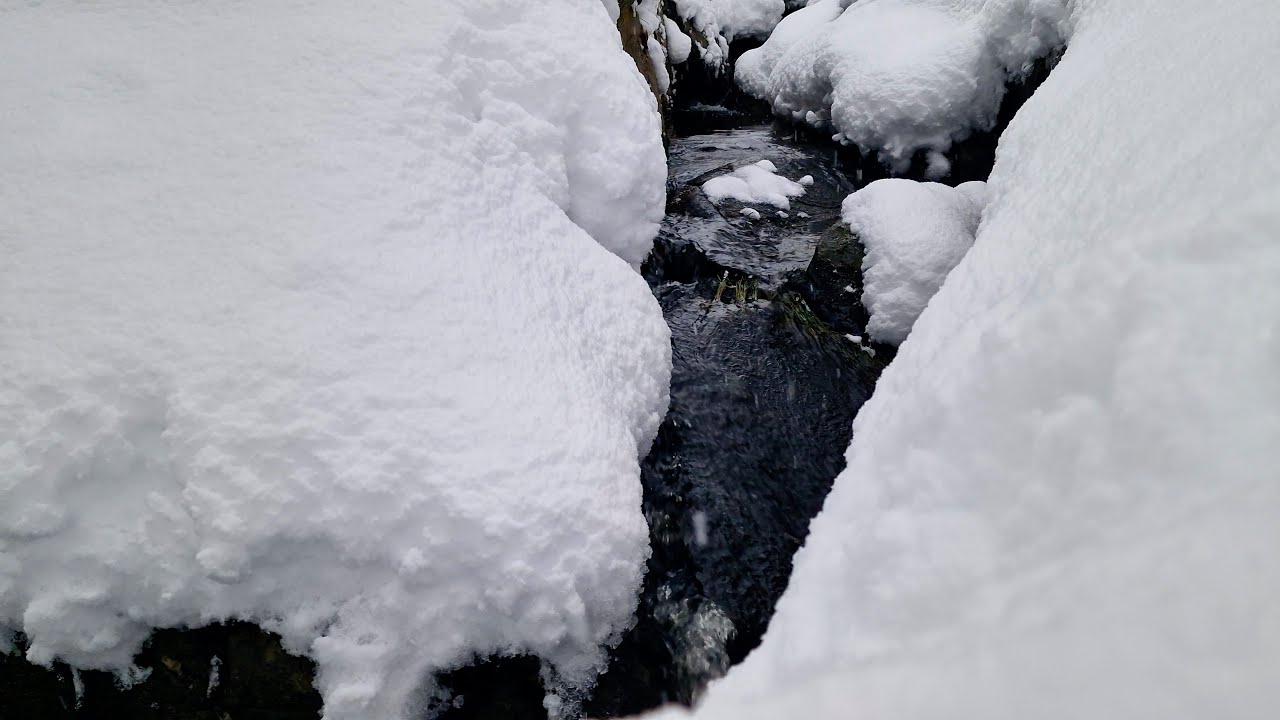 A Snowy Norwegian Creek – Low Water Sounds for Sleep, Focus & Relaxation