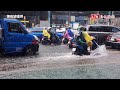 午後大雷雨 新北板橋民生路淹水9公分