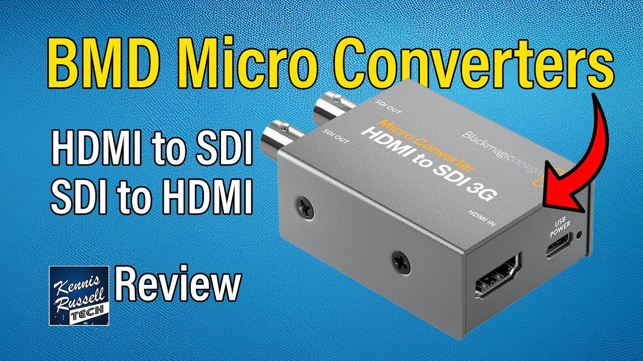 Blackmagic Design HDMI to SDI CONVERTER (BMD) - YouTube