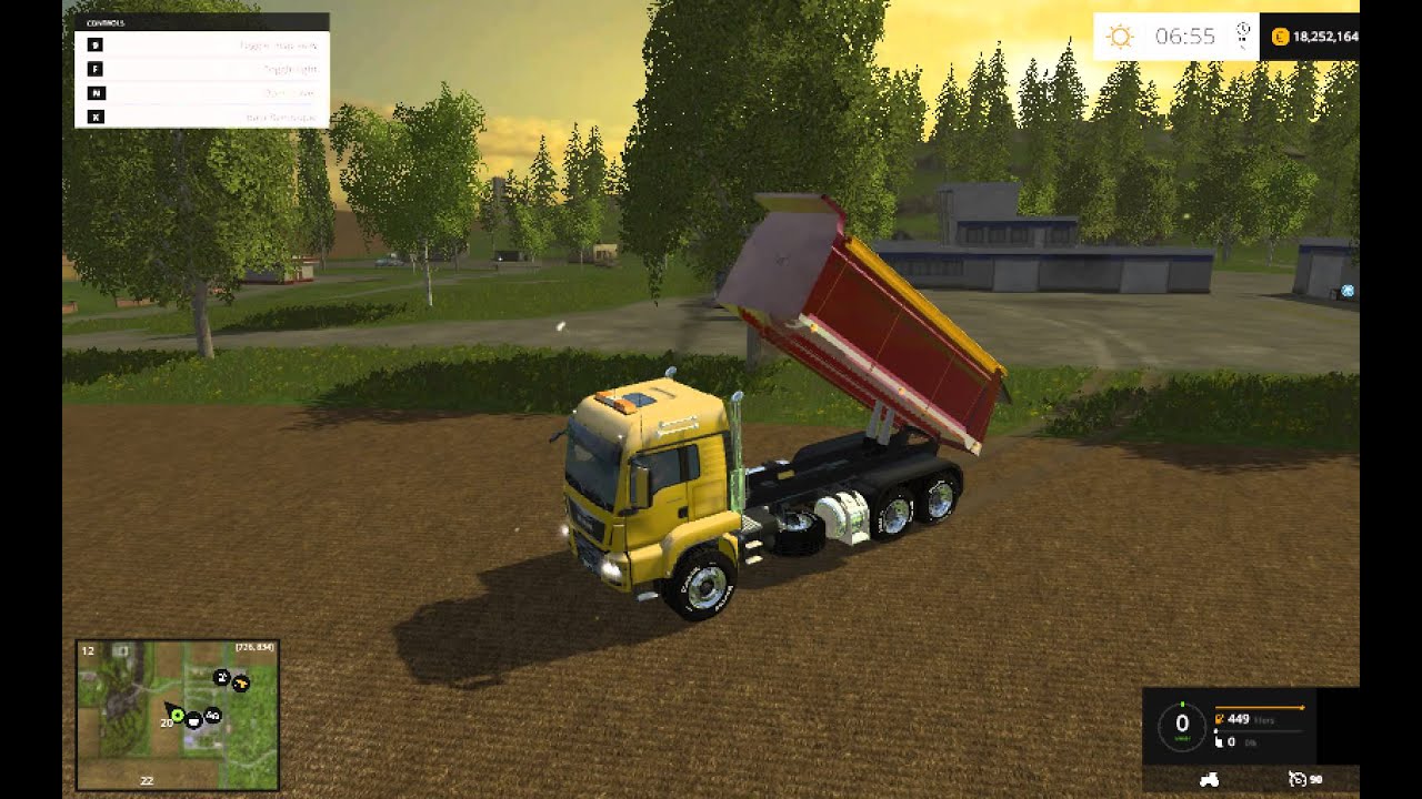 MAN DUMP TRUCK V 0.9 BETA / Farming Simulator 2015 mods - YouTube