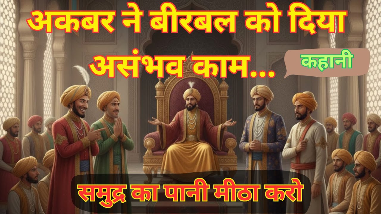Best of Akbar Birbal :  अकबर ने बीरबल को दिया एक असंभव काम - धरती का सारा पानी मीठा करो  |  