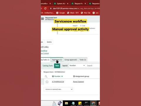 Servicenow workflow - Manual Approval Activity #servicenow #skfacts ...