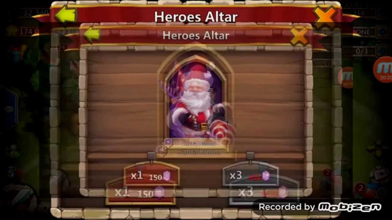 Castle Clash - Rolling santaboom