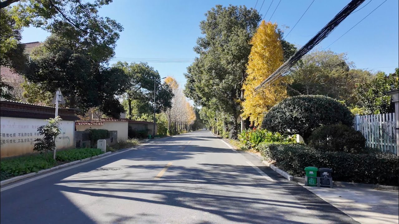Fall Colors Drive Through Rural China | Huzhou, China Autumn 2025 4K