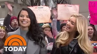 Adriana Lima, Elsa Hosk Collect Toys, Talk Victoria’s Secret Show | TODAY