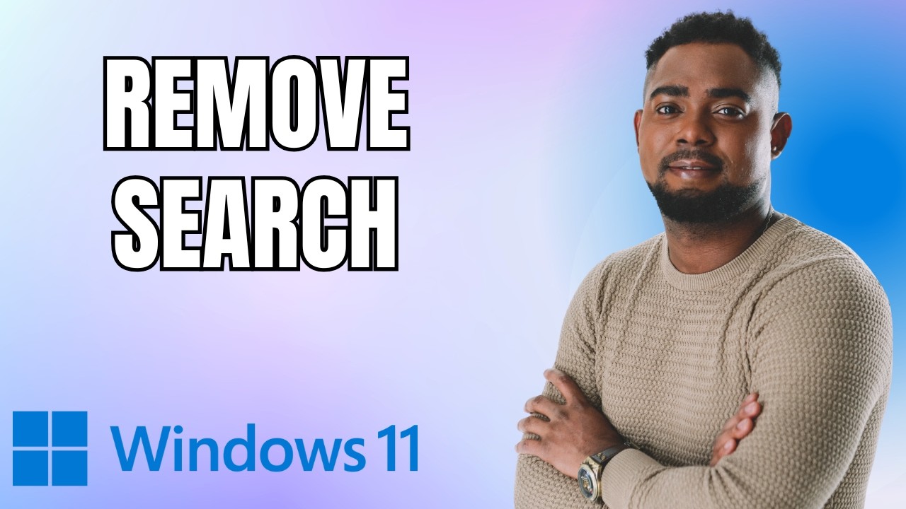 Clean Your Windows 11 Taskbar: Remove the Search Bar Fast