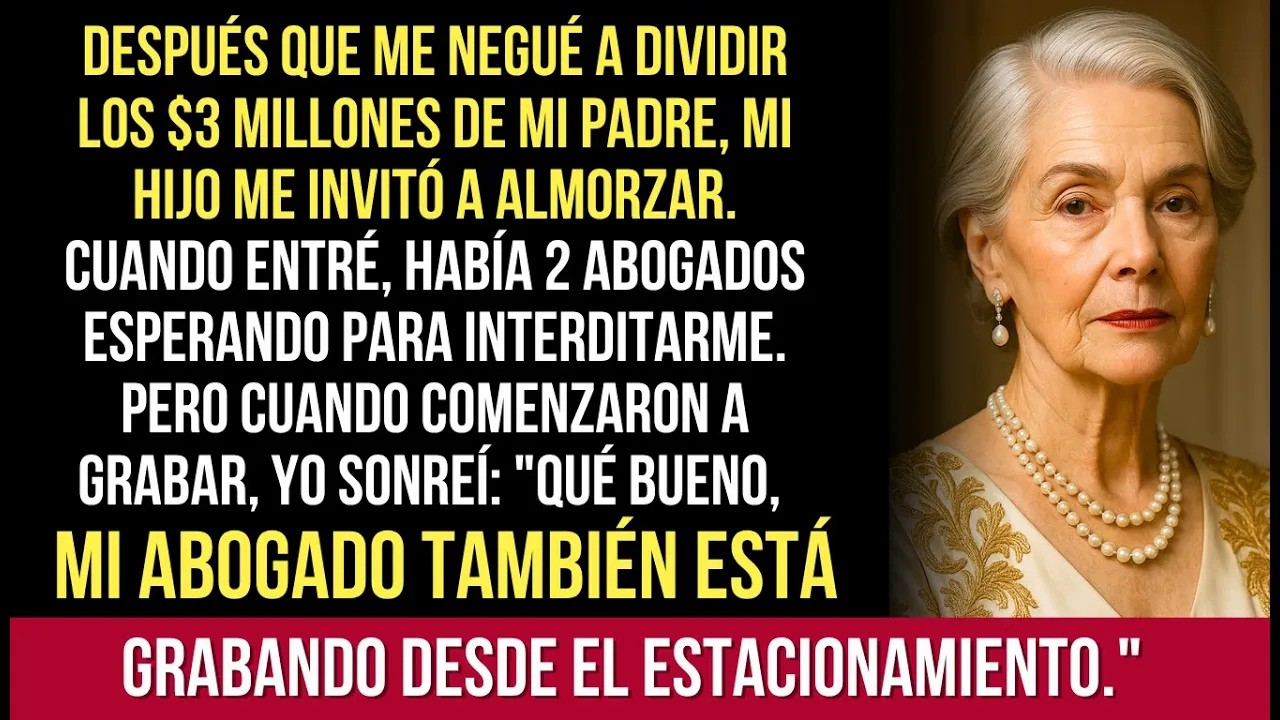 Después Que Me Negué a Dar Mi Herencia a Mi Hijo, Él Organizó Un Almuerzo Familiar. Cuando llegué...