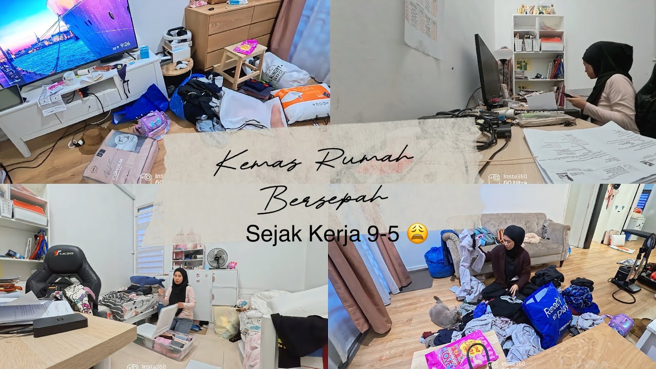 Macam Ni Lah Keadaan Rumah Sejak Kerja 9-5 😩 || Tolong Jangan JUDGE 😬