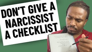 How to make a narcissist earn your forgiveness (NO CHECKLISTS)