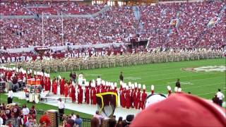 Texas a&m band performing at halftime of the alabama vs. game
11-10-2012