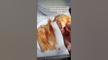 The Easiest Battered Cod Fillet 😋😋 #shorts