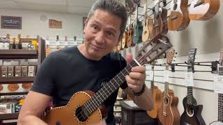 Millar CD-260W Solid Cedar/Rosewood Tenor Ukulele Demo/Review at Aloha City Ukes