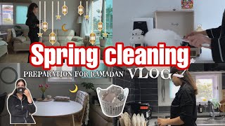 Spring & Ramadan Cleaning | روتين عربية في كوريا ?? تنظيف البيت استعدادا لرمضان ?