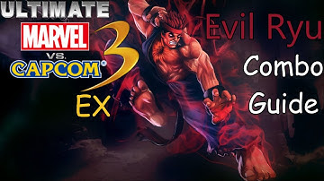 [Ultimate Marvel vs Capcom 3: EX] pecks Combo Guide of Evil Ryu [PC]