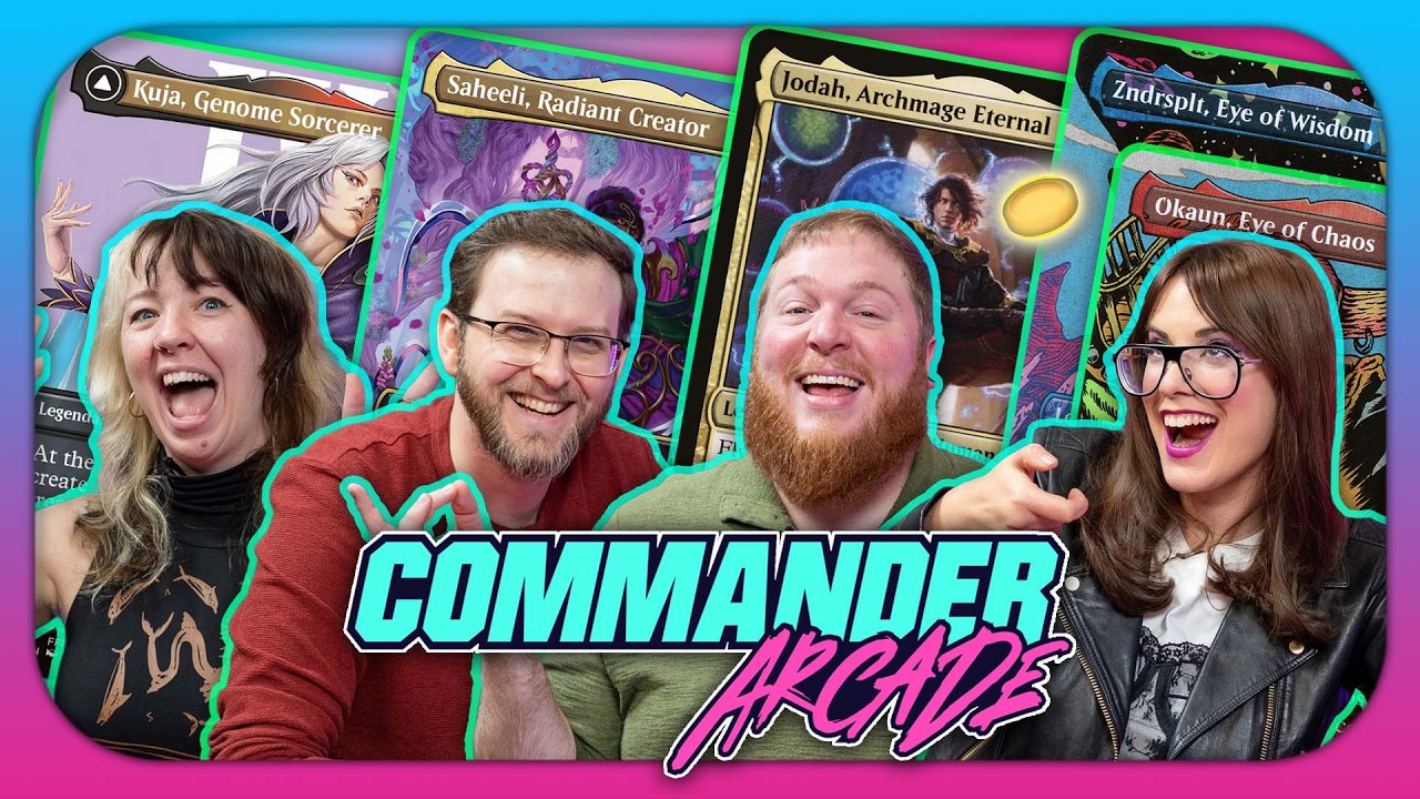 Flipping Out 🪙 for Commander feat. @JANKLORD | Saheeli vs. Jodah vs. Zndersplt & Okaun vs. Kuja thumbnail