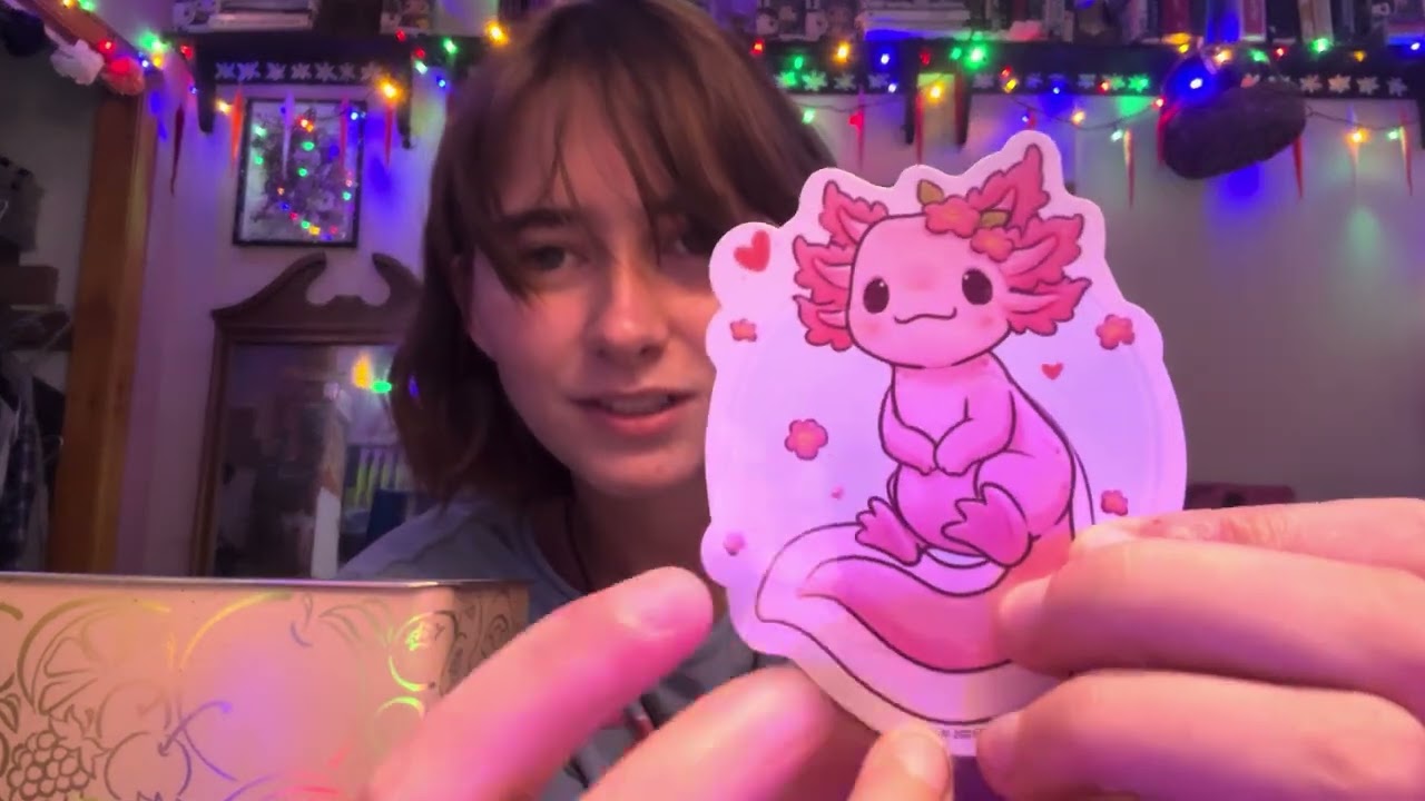 my sticker collection | ASMR | ~lofi~ whispered