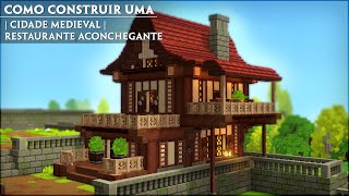 Como Construir Restaurante Aconchegante | Cidade Medieval | Hytale Tutorial
