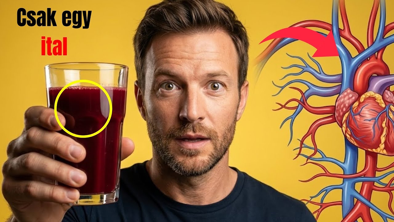Igyál meg naponta 1 pohárral, hogy kitisztítsd az artériáidat