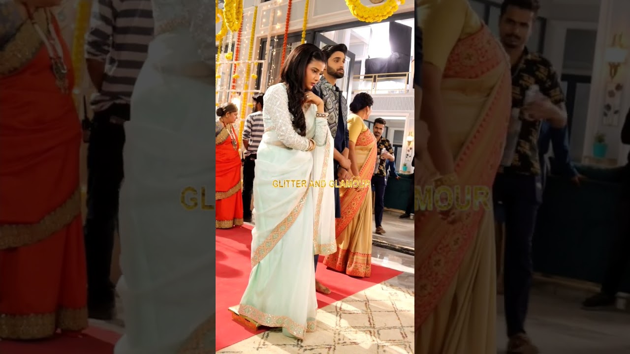 Samridhi Shukla as Saavi at Saavi Ki Savaari set | Colors TV | G&G |