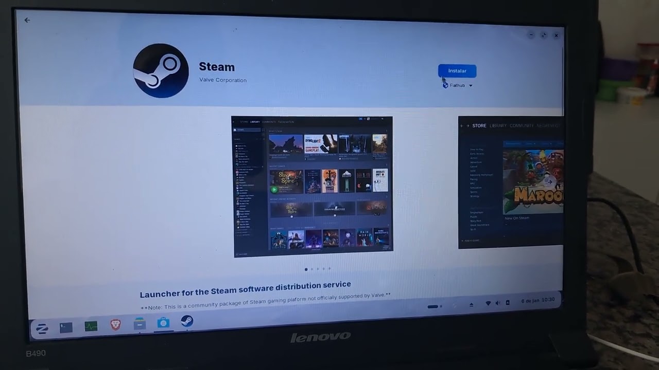 STEAM [ERRO NO DOWNLOAD] Linux zorin OS  RESOLVIDO