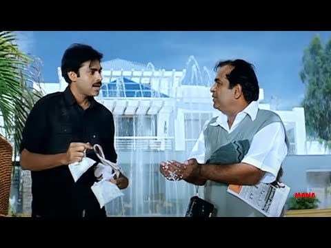 Pawan kalyan And Brahmanandam Funny Comedy Scene