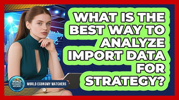 What Is The Best Way To Analyze Import Data For Strategy? - World Economy Watchers