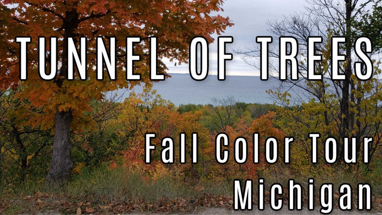 Fall Drive Michigan Tunnel Of Trees Harbor Springs To Cross Village Michigan Youtube