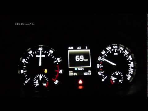 New Skoda Octavia 3 1,2 TSI - acceleration 0-190 km/h and other tests